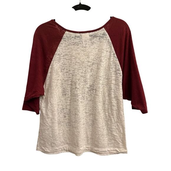 Disney Parks Vintage Mickey Baseball Burnout Thin T-shirt size L - Picture 2 of 7